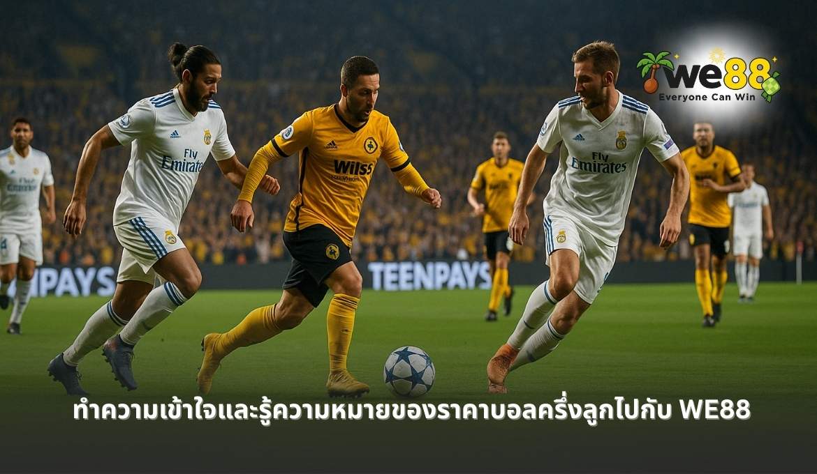ราคาบอลครึ่งลูก (0.5) คืออะไร? รู้ก่อนเล่นจริงกับ WE88