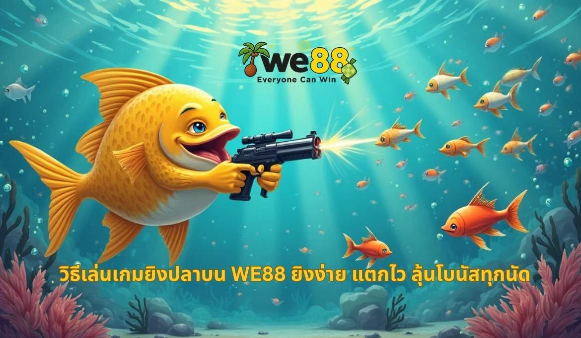 สอนมือใหม่เล่นเกมยิงปลากับ WE88 ยิงแม่น ลุ้นแตกทุกวัน