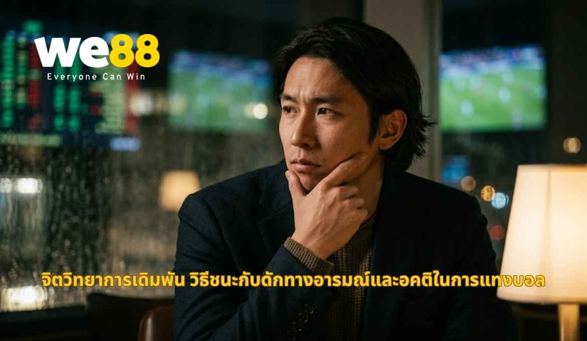 เข้าใจจิตวิทยาการเดิมพัน เลี่ยงอคติและอารมณ์พาเสียเงิน
